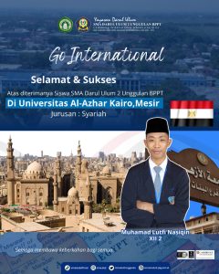 Tiga Siswa SMA Darul Ulum 2 Unggulan BPPT Tembus Al-Azhar University Mesir, Wujud Nyata Program Go International