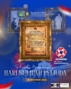 Selamat Memperingati Hari Sumpah Pemuda ke-98 (28 Oktober 1926 – 28 Oktober 2026)! 🇮🇩✨